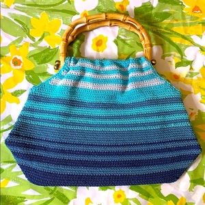 🎍 [vintage] 90s bamboo handle bag 🎍